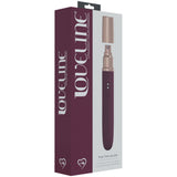 LOVELINE The Traveler - Burgundy - Burgundy 17.6 cm USB Rechargeable Vibrator with Lube Applicator - Image 5