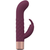 LOVELINE Devotion - Burgundy - Burgundy 14.2 cm USB Rechargeable Rabbit Vibrator - Image 3