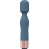 LOVELINE Glamour - Blue - Blue 14.4 cm USB Rechargeable Massage Wand - Image 2