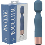 LOVELINE Glamour - Blue - Blue 14.4 cm USB Rechargeable Massage Wand - Image 1