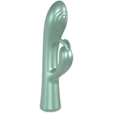LOVELINE La Perla I - Green - Pearlescent Green 19.2 cm USB Rechargeable Rabbit Vibrator - Image 2
