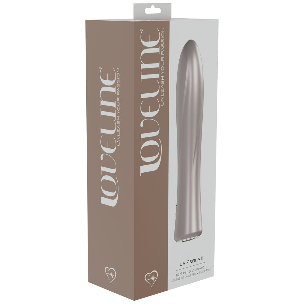 LOVELINE La Perla II - Pearlescent 19.2 cm USB Rechargeable Vibrator