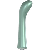 LOVELINE La Perla III - Green - Pearlescent Green 19.2 cm USB Rechargeable Vibrator - Image 3