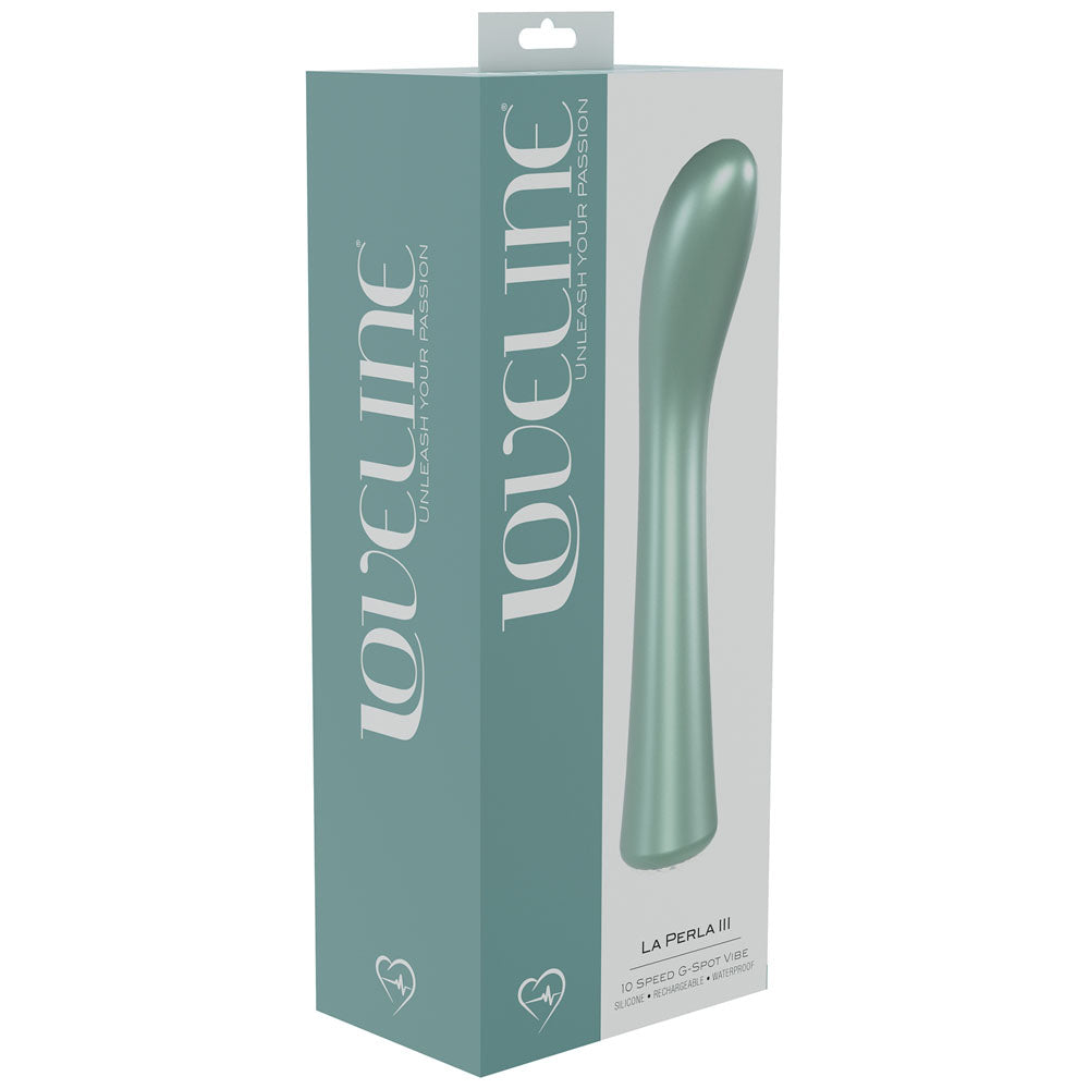 LOVELINE La Perla III - Pearlescent 19.2 cm USB Rechargeable Vibrator