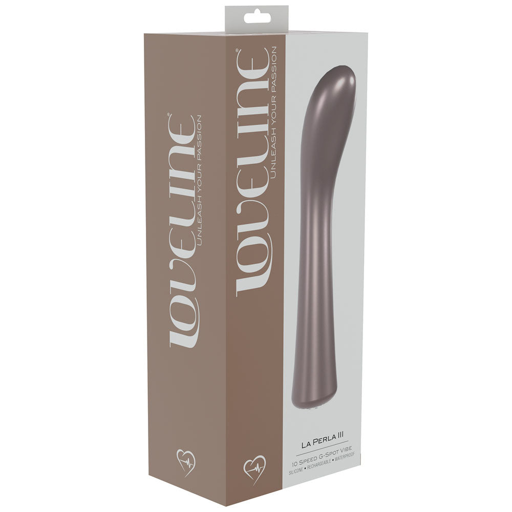 LOVELINE La Perla III - Pearlescent 19.2 cm USB Rechargeable Vibrator
