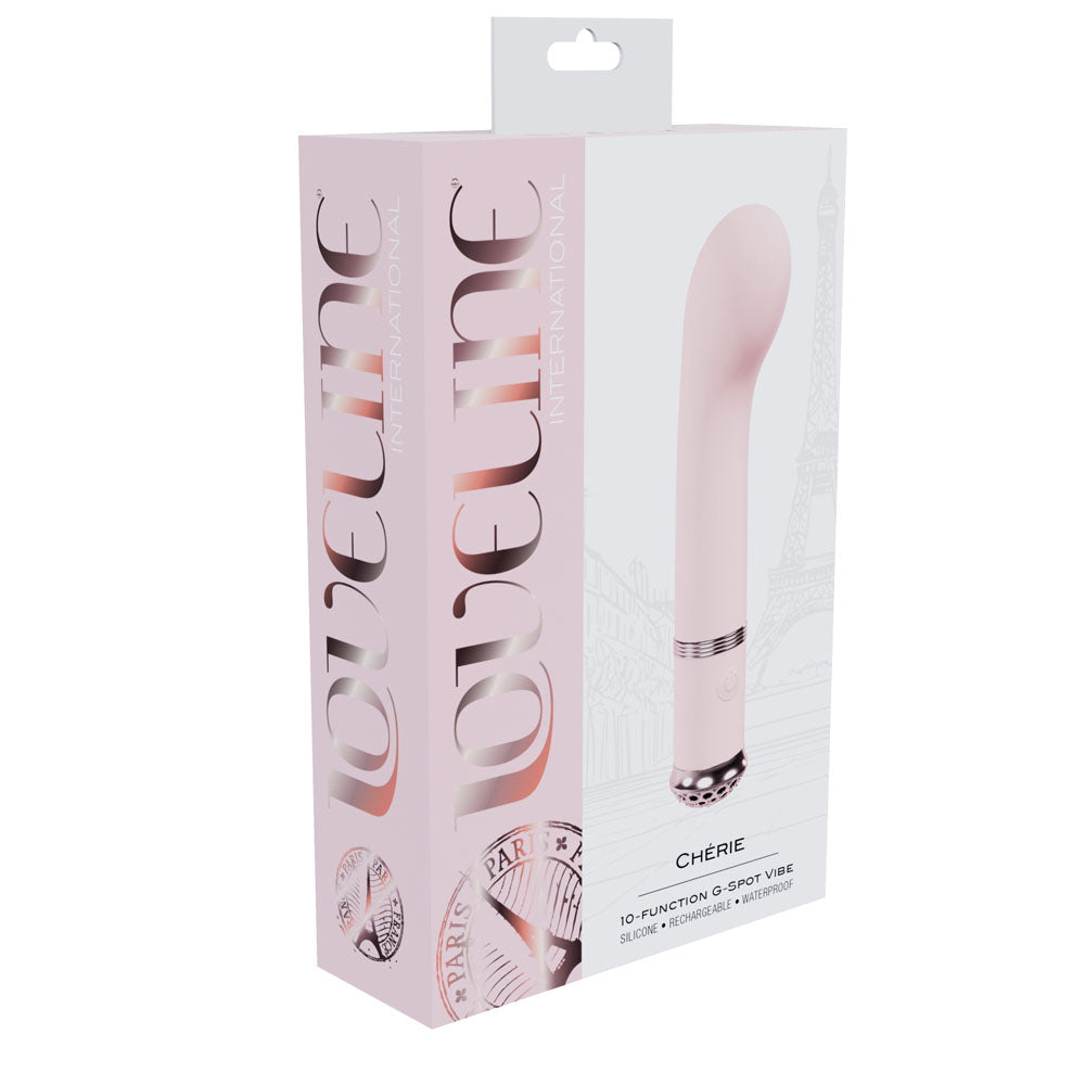 LOVELINE Cherie - Pink 14 cm USB Rechargeable Vibrator