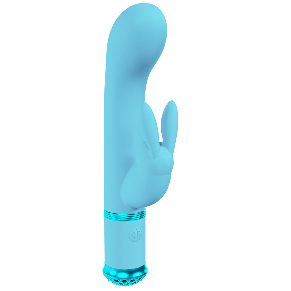 LOVELINE Belle - Blue 15.6 cm USB Rechargeable Rabbit VIbrator