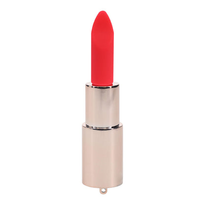 LOVELINE Diamond - Red 8.3 cm USB Rechargeable Lipstick Vibrator