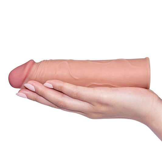 Pleasure X-Tender 1'' Sleeve - Flesh (1'') Penis Extension Sleeve