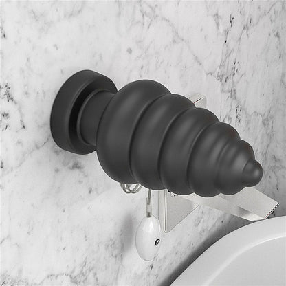 King Sized 7'' Vibrating Anal Cracker - Black 17.8 cm XL