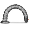 King Sized Vibrating Vibrax Slider - Grey 40.8 cm (16'') USB Rechargeable Vibrating Dildo