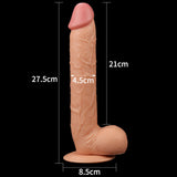 King Size 10'' Realistic Dildo - Flesh 25 cm Dong - Image 5