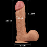 King Size 9'' Realistic Dildo - Flesh 23 cm Dong - Image 4