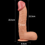 King Size 10.5'' Realistic Dildo - Flesh 26.7 cm Dong - Image 5