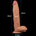 King Size 11'' Realistic Dildo - Flesh 29.5 cm Dong