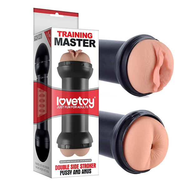 Training Master Double Side Stroker - Pussy & Ass Double Sided Stroker - Image 1