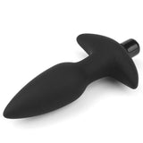 Anal Indulgence Collection Silicone Fantasy Anal Plug - Black 14.5 cm Vibrating Butt Plug - Image 5
