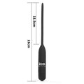 Ultimate Silicone Vibrating Urethral Dilator - Black Vibrating Urethral Sound