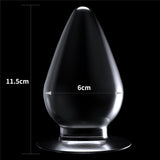 Flawless Clear Anal Plug 4.5'' - Clear 11.5 cm Butt Plug - Image 5