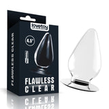 Flawless Clear Anal Plug 4.5'' - Clear 11.5 cm Butt Plug - Image 1