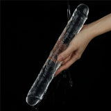 Flawless Clear Double Dildo 12'' - Clear 30 cm Double Dong - Image 8
