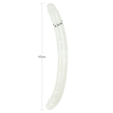 Lumino Play 18.5'' Double Dildo - Glow in the Dark Blue 47 cm Double Dong - Image 7