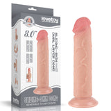 Sliding Skin Dual Layer Dong - Flesh 20 cm (8'') Dong with Flexible Skin - Image 1