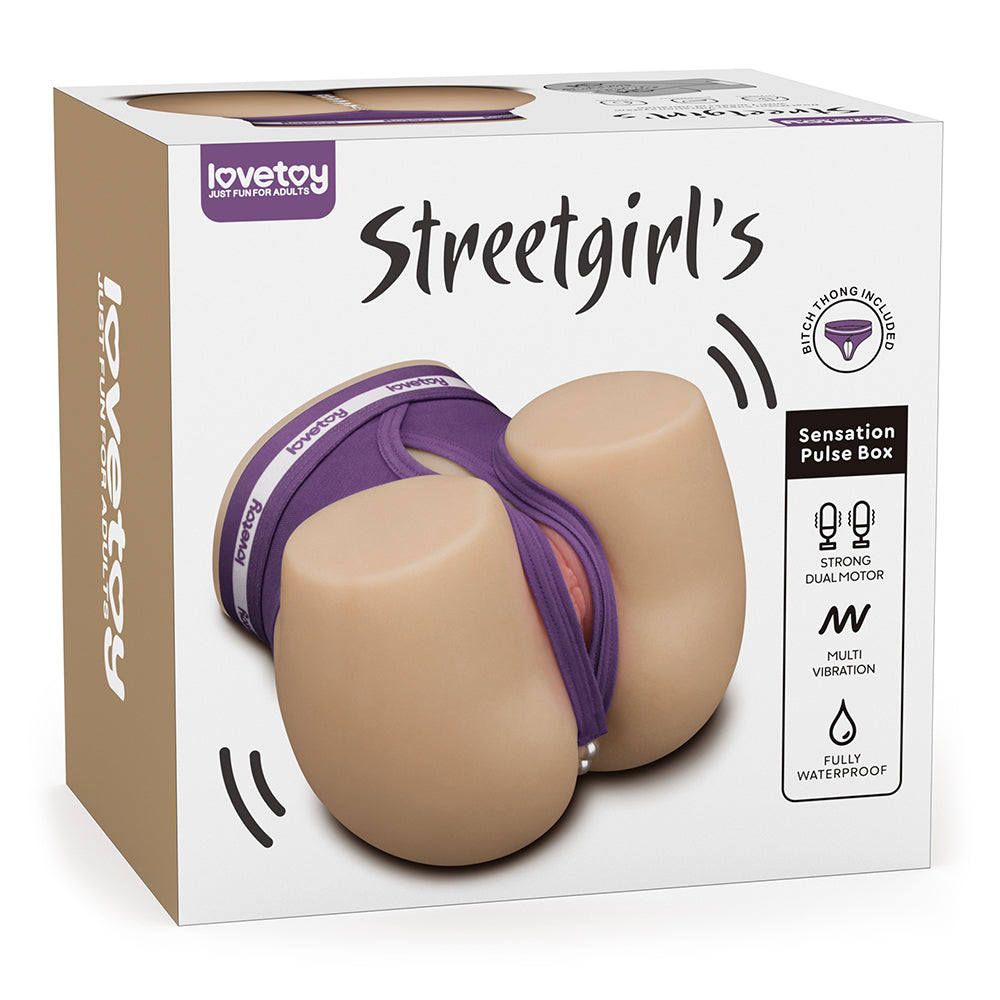Streetgirls Dual Motor Sensation Pulse - Flesh USB Rechargeable Vibrating Masturbator