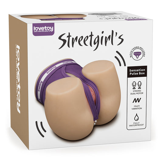 Streetgirls Dual Motor Sensation Pulse - Flesh USB Rechargeable Vibrating Masturbator