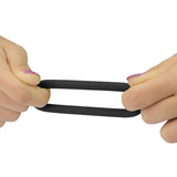 Power Plus Soft Silicone Snug Ring - Black Cock Rings - Set of 3 Sizes - Image 4