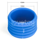 Pinnacle Pro Deep Rib Grip - Blue Cock Ring - Image 9