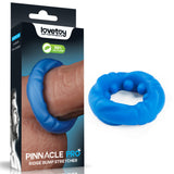 Pinnacle Pro Ridge Bump Stretcher - Blue Cock Ring - Image 1