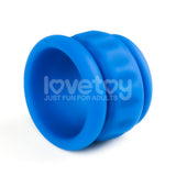 Pinnacle Pro Twin Flex - Blue Cock & Balls Rings - Image 5