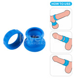 Pinnacle Pro Twin Flex - Blue Cock & Balls Rings - Image 8