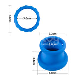 Pinnacle Pro Twin Flex - Blue Cock & Balls Rings - Image 9