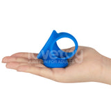 Pinnacle Pro Trio Grip Enhancer - Blue Cock & Balls Ring - Image 3