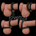 Pinnacle Pro Anyfit Stretcher - Black Adjustable Cock Ring