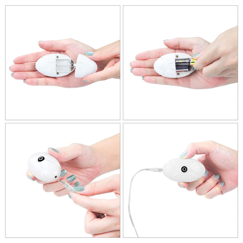 Ingen Vibrating Easy Strap-On Set - Flesh (7'') Vibrating Strap-On