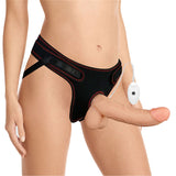 Ingen Vibrating Easy Strap-On Set - Flesh 21.6 cm (8.5'') Vibrating Strap-On - Image 3