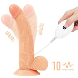 Ingen Vibrating Easy Strap-On Set - Flesh 21.6 cm (8.5'') Vibrating Strap-On - Image 4