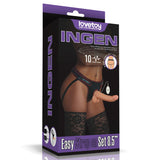 Ingen Vibrating Easy Strap-On Set - Flesh 21.6 cm (8.5'') Vibrating Strap-On - Image 1