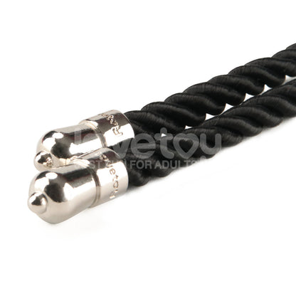 Rebellion Reign Silky Bondage Rope - Black Bondage Rope - 10 metre