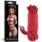 Rebellion Reign Silky Bondage Rope - Red - Red Bondage Rope - 10 metre length - Image 1