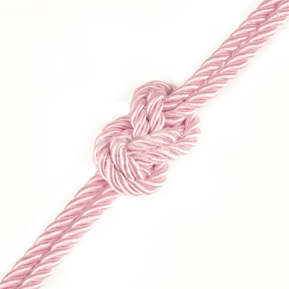 Rebellion Reign Silky Bondage Rope - Pink Bondage Rope - 10 metre