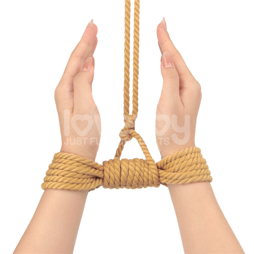 Rebellion Reign Bondage Rope - Natural Bondage Rope - 10 metre length