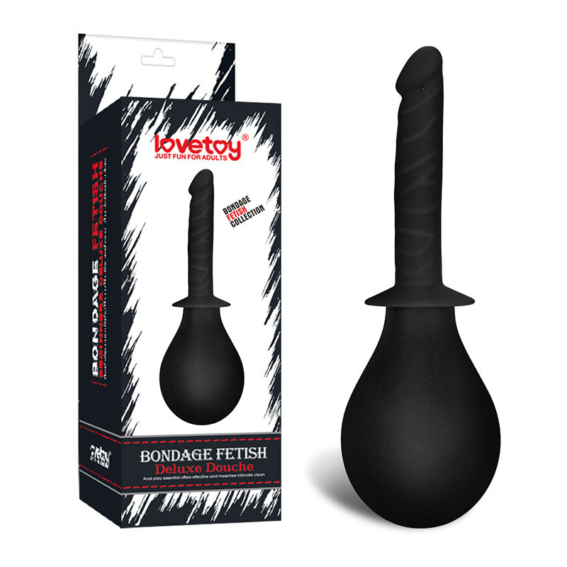 Bondage Fetish Deluxe Douche - Black Unisex Douche - Image 1