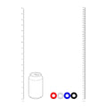 LEVELZ Multicolour Cock Ring Set - 4 Pack - Coloured Cock Rings - 4 Pack