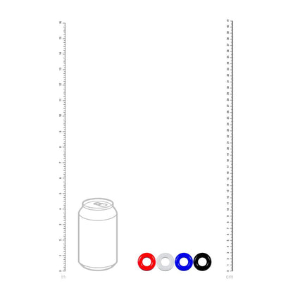 LEVELZ Multicolour Cock Ring Set - 4 Pack - Coloured Cock Rings - 4