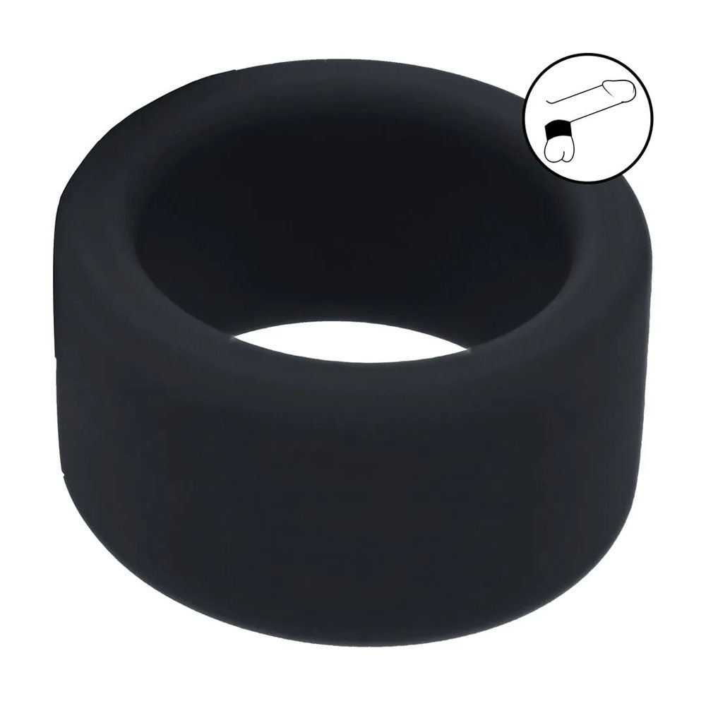 LEVELZ Liquid Silicone Ball Strap - M - Black Ball Strap
