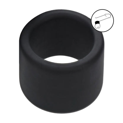 LEVELZ Liquid Silicone Ball Strap - L - Black Ball Strap